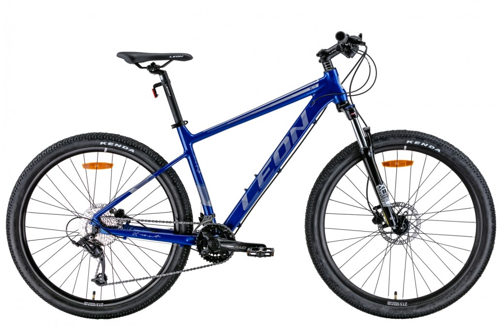 Фотографія Велосипед Leon XC-70 AM HDD 27,5" рама М (2022) Синьо-чорний